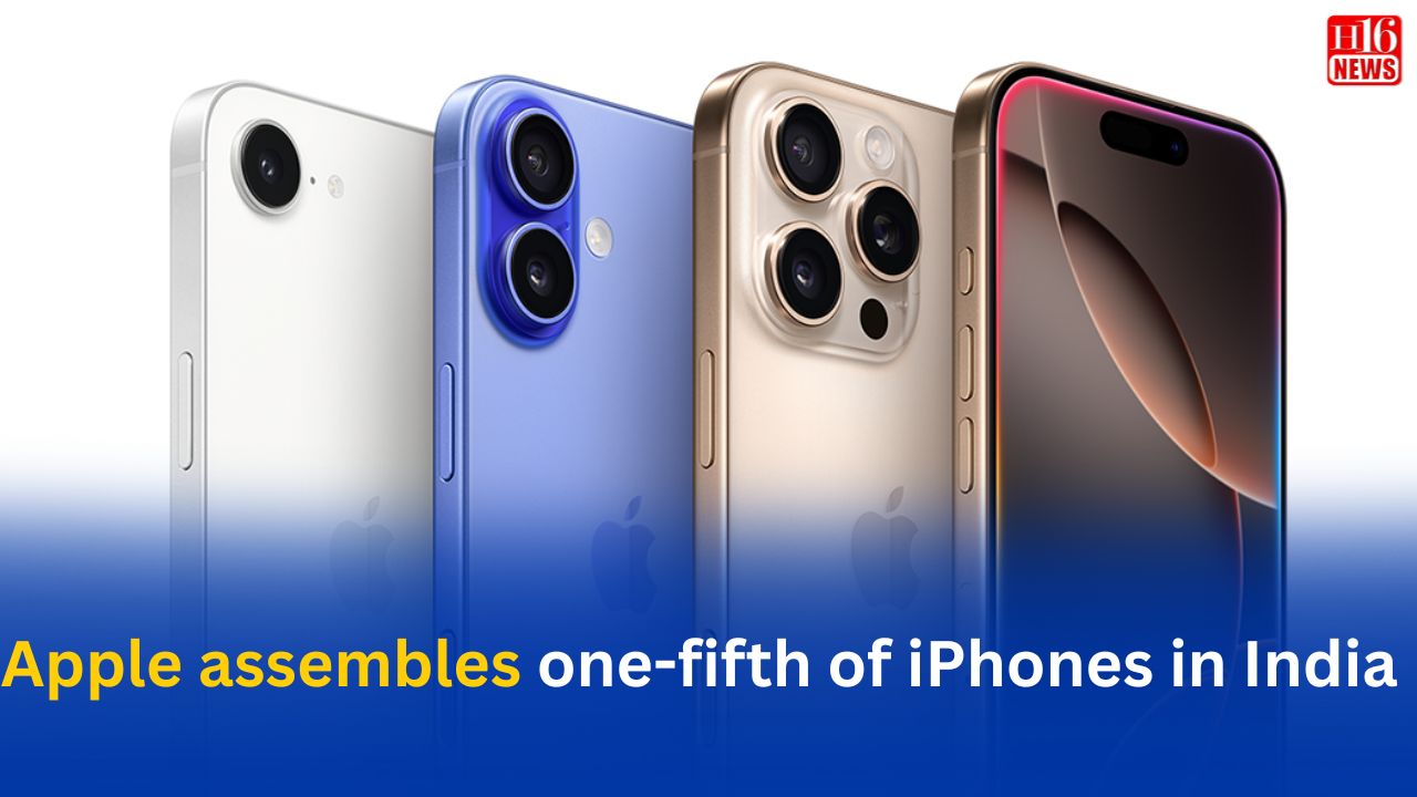 Apple assembles one-fifth of iPhones in India